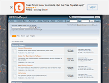 Tablet Screenshot of forums.gpsfiledepot.com